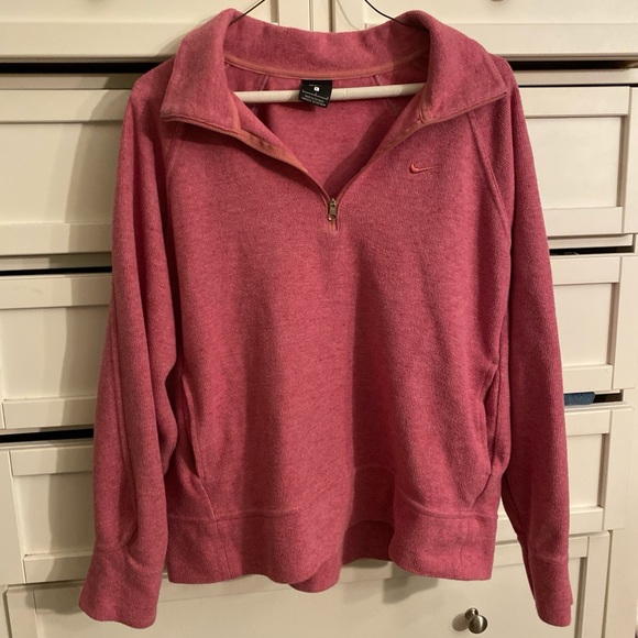 pink nike quarter zip - Picture 1 of 4